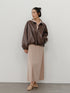【 予約:11月中旬 】LEATHER LIKE BLOUSON/Y264-42119
