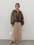 【 予約:11月中旬 】LEATHER LIKE BLOUSON/Y264-42119