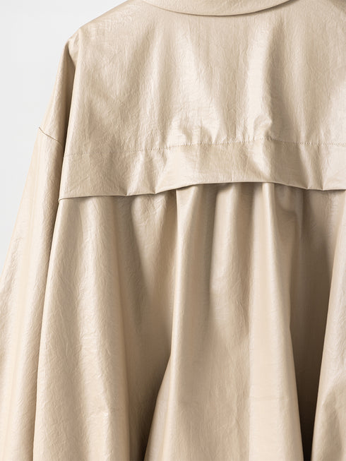 【 予約:11月中旬 】LEATHER LIKE BLOUSON/Y264-42119