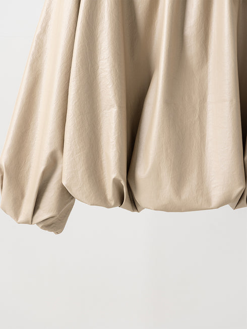 【 予約:11月中旬 】LEATHER LIKE BLOUSON/Y264-42119