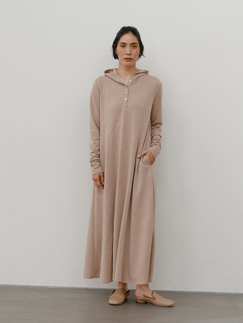 【 予約:11月中旬 】HENRY HOODIE DRESS /Y264-51125