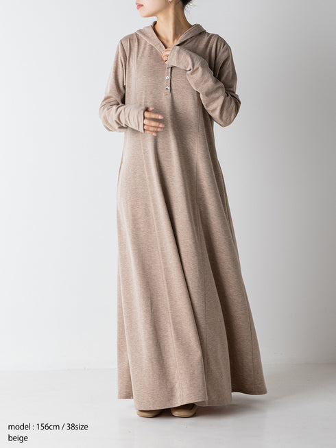 【 予約:11月中旬 】HENRY HOODIE DRESS /Y264-51125