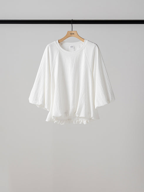 【 予約:1月中旬 】AIRY BALLOON TEE /Y264-82113