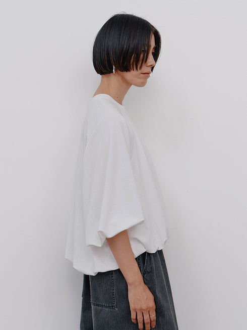 【 予約:1月中旬 】AIRY BALLOON TEE /Y264-82113
