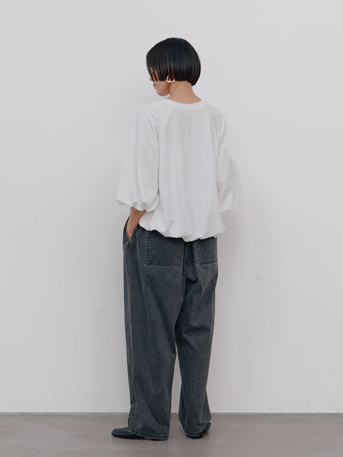 【 予約:1月中旬 】AIRY BALLOON TEE /Y264-82113