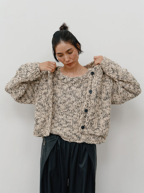 【 予約:11月中旬 】HAND SLUB MIX VEST /Y264-91129