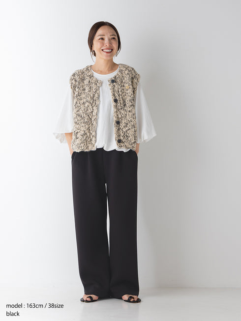 【 予約:11月中旬 】HAND SLUB MIX VEST /Y264-91129