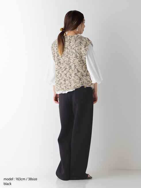 【 予約:1月中旬 】SPONDISH TUCK PT /Y264-31136