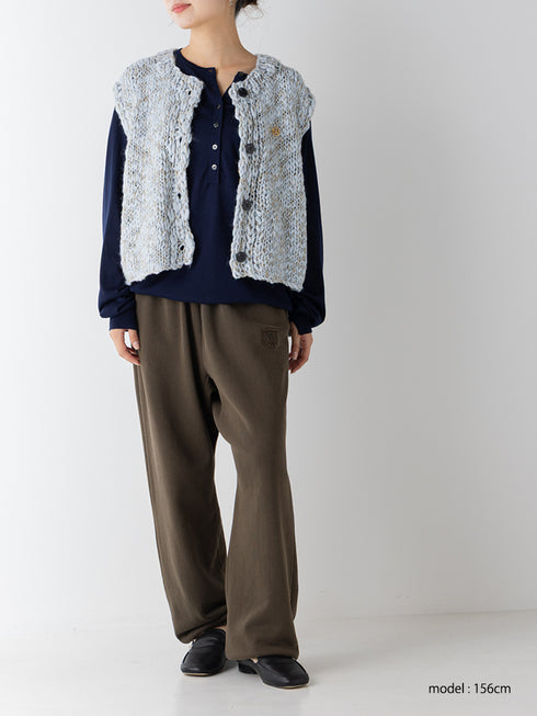 【 予約:11月中旬 】HAND SLUB MIX VEST /Y264-91129