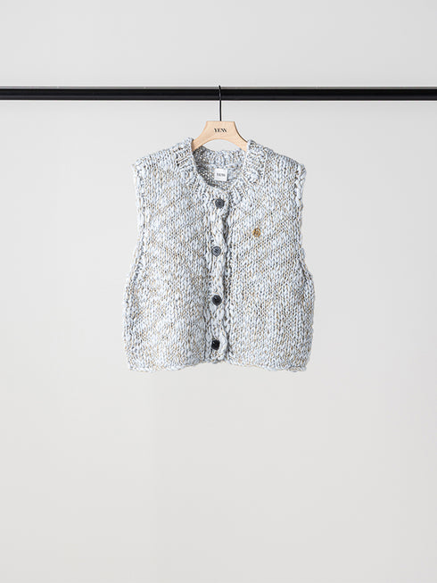 【 予約:11月中旬 】HAND SLUB MIX VEST /Y264-91129