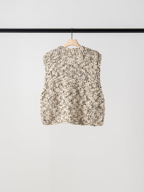 【 予約:11月中旬 】HAND SLUB MIX VEST /Y264-91129
