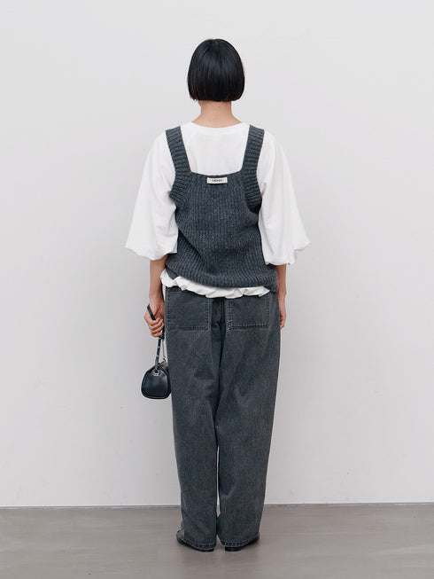 【 予約:11月中旬 】CHUNKY KNIT VEST /Y264-91131