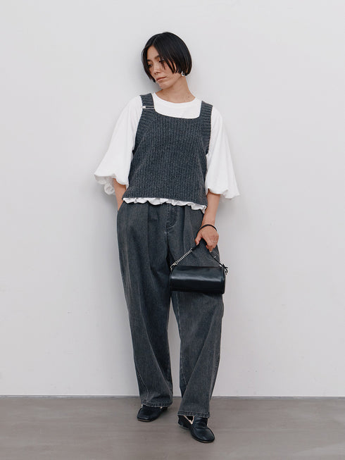 【 予約:1月中旬 】AIRY BALLOON TEE /Y264-82113