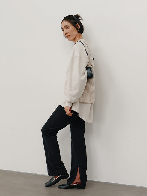 【 予約:11月中旬 】CHUNKY KNIT VEST /Y264-91131