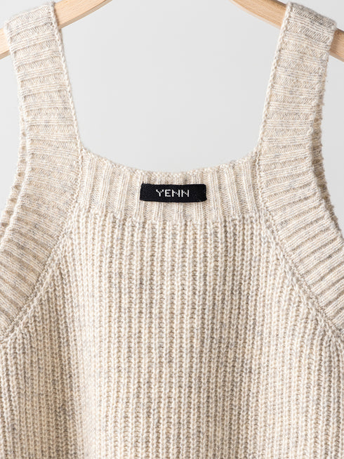 【 予約:11月中旬 】CHUNKY KNIT VEST /Y264-91131