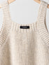 【 予約:11月中旬 】CHUNKY KNIT VEST /Y264-91131