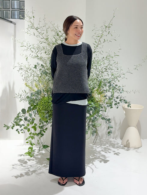 【 予約:11月下旬~12月上旬 】CHUNKY KNIT VEST /Y264-91131-2