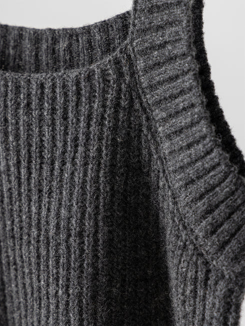 【 予約:11月中旬 】CHUNKY KNIT VEST /Y264-91131