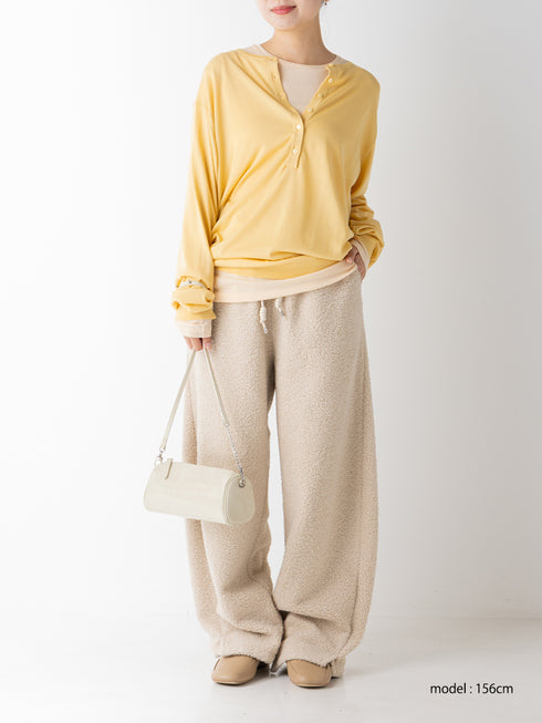 【 予約:1月中旬 】DEEP HENRY SWEATER /Y264-91141