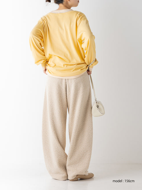 【 予約:1月中旬 】DEEP HENRY SWEATER /Y264-91141