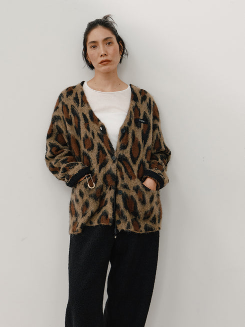 【 予約:11月中旬 】LEOPARD JQKNIT CD /Y264-92132
