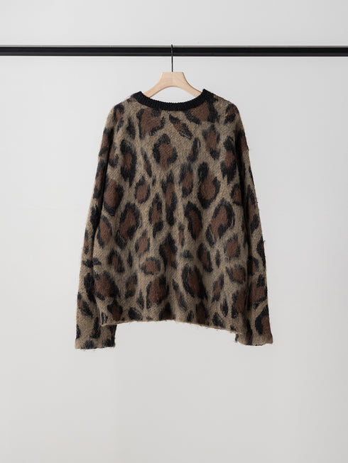 【 予約:11月中旬 】LEOPARD JQKNIT CD /Y264-92132