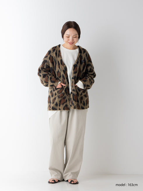 【 予約:11月中旬 】LEOPARD JQKNIT CD /Y264-92132