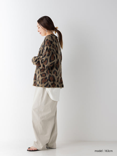 【 予約:11月中旬 】LEOPARD JQKNIT CD /Y264-92132