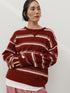 【 予約:11月中旬 】MULTI STRIPE KNIT PO /Y264-92133