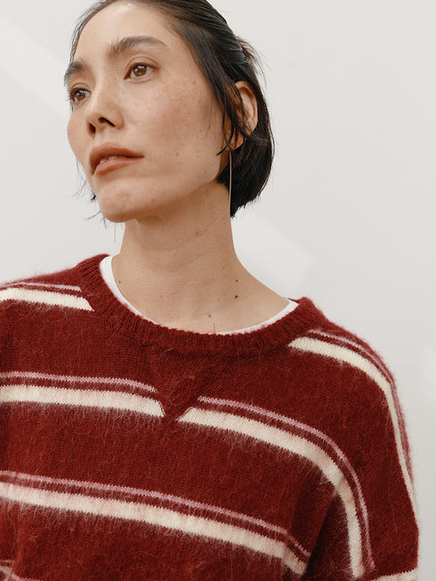 【 予約:11月中旬 】MULTI STRIPE KNIT PO /Y264-92133