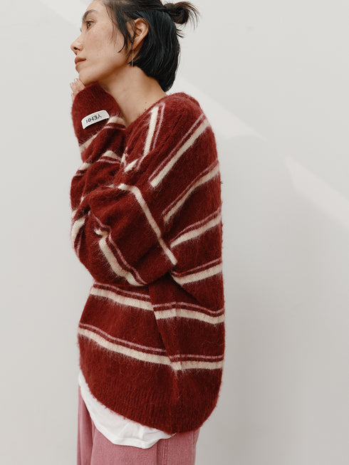 【 予約:11月中旬 】MULTI STRIPE KNIT PO /Y264-92133