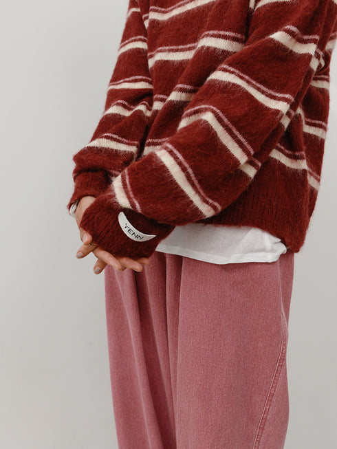 【 予約:11月中旬 】MULTI STRIPE KNIT PO /Y264-92133