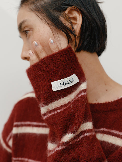【 予約:11月中旬 】MULTI STRIPE KNIT PO /Y264-92133