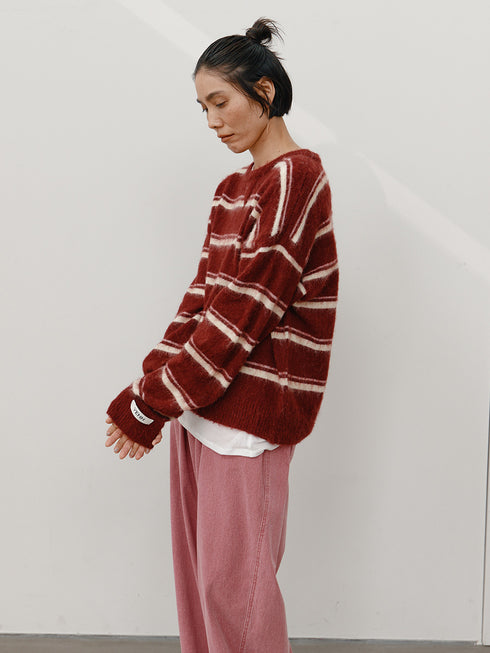 【 予約:11月中旬 】MULTI STRIPE KNIT PO /Y264-92133