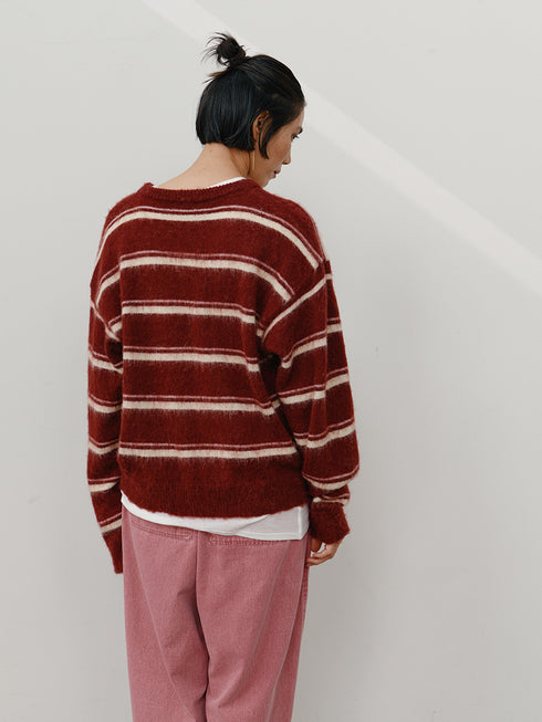 【 予約:11月中旬 】MULTI STRIPE KNIT PO /Y264-92133