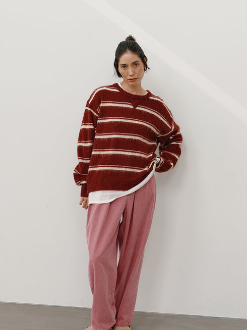 【 予約:11月中旬 】MULTI STRIPE KNIT PO /Y264-92133