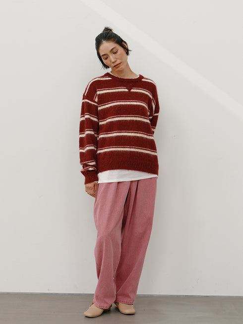 【 予約:11月中旬 】MULTI STRIPE KNIT PO /Y264-92133