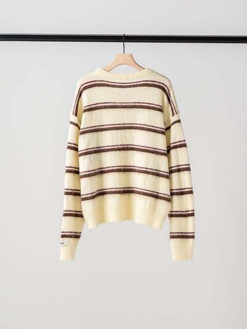 【 予約:11月中旬 】MULTI STRIPE KNIT PO /Y264-92133