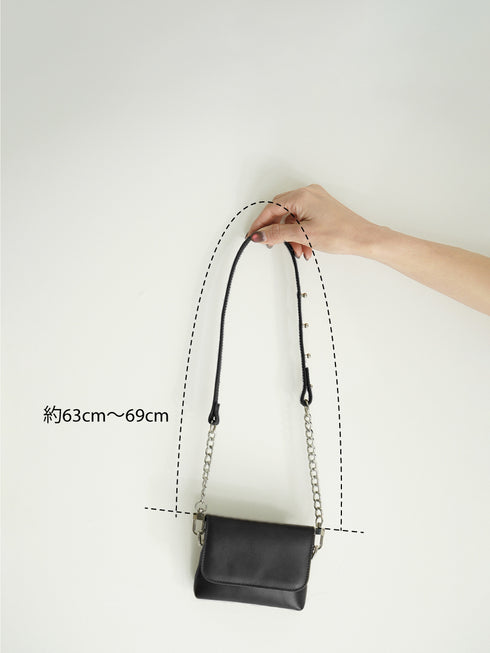 【 予約:5月下旬 】CHAIN BELT POUCH /Y252-02057-7