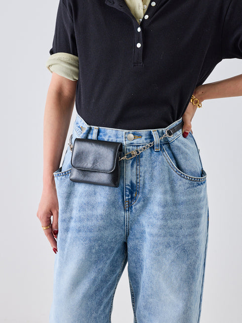 【 予約:5月下旬 】CHAIN BELT POUCH /Y252-02057-7