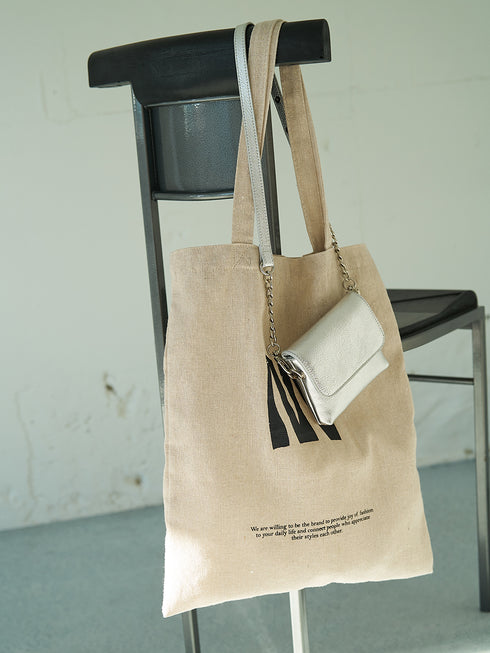 【 予約:5月下旬 】CHAIN BELT POUCH /Y252-02057-7