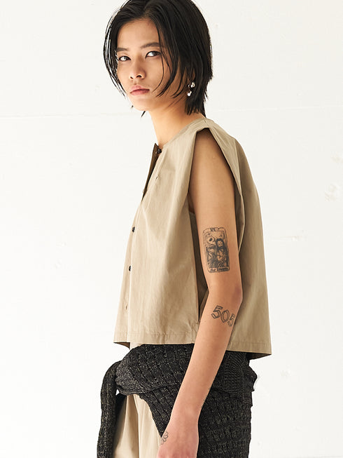 SLEEVELESS SHIRT /Y262-11040