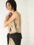 【 予約:5月下旬 】SLEEVELESS SHIRT /Y262-11040