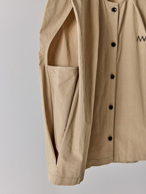 【 予約:5月下旬 】SLEEVELESS SHIRT /Y262-11040