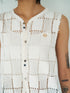 【 予約:5月下旬 】SLEEVELESS LACE TOP /Y262-12045