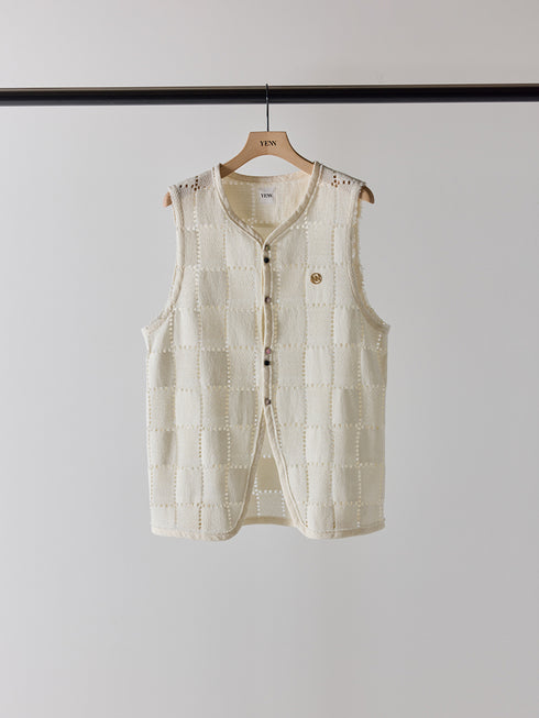 【 予約:5月下旬 】SLEEVELESS LACE TOP /Y262-12045