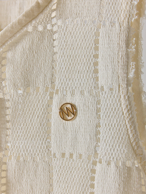 【 予約:5月下旬 】SLEEVELESS LACE TOP /Y262-12045