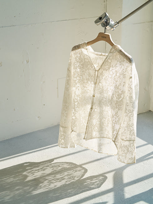 【 予約:5月下旬 】PORTABLE LACE HOODIE /Y262-12047