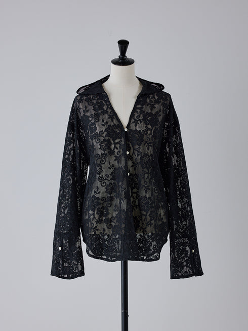 【 予約:5月下旬 】PORTABLE LACE HOODIE /Y262-12047