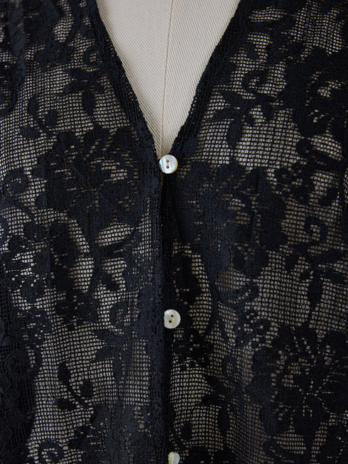 【 予約:5月下旬 】PORTABLE LACE HOODIE /Y262-12047